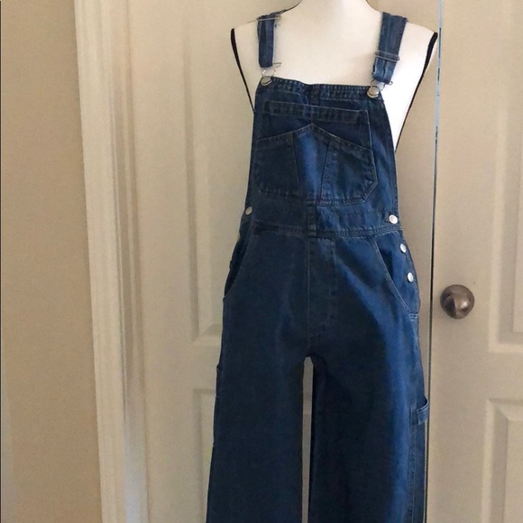 D’Mode Classix Denim - Denim Utility Overalls 1990s Style - Size Small
